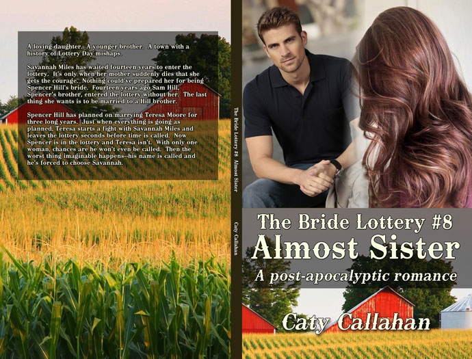 Bride Lottery 8 Almost Sister by Caty Callahan | Sweet romance for young adults